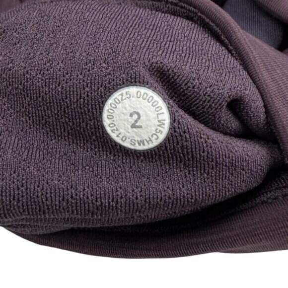 Lululemon Power Within Super High-Rise Pant 28" In Heathered Black Currant 2 - Picture 9 of 9